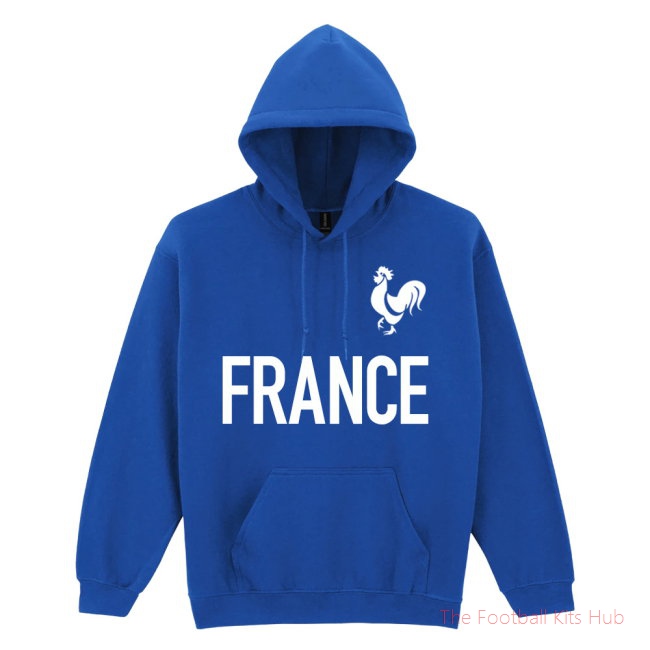 France National Team Text Hoody (Royal Blue)-unisoccer store